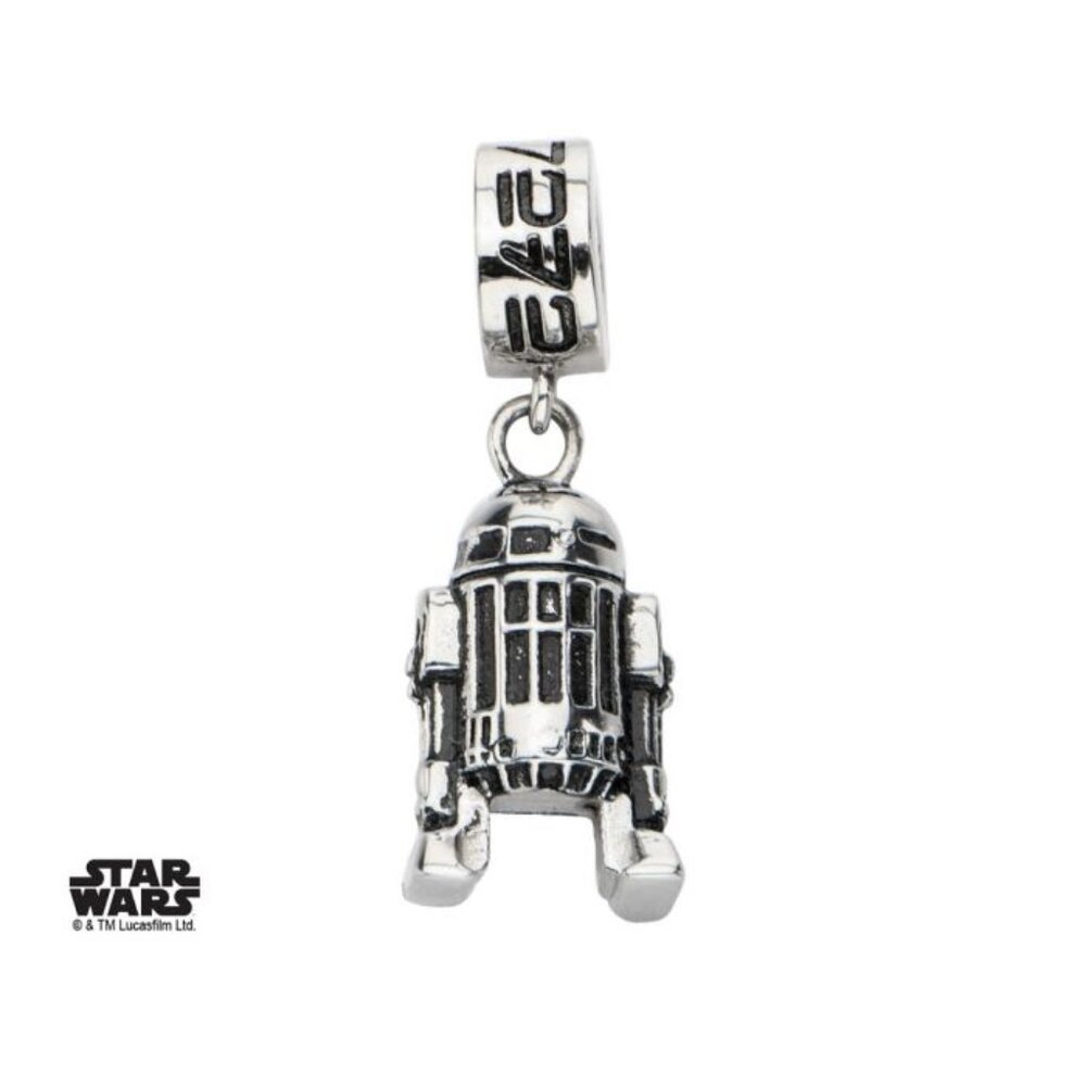 Star Wars™ R2D2 Stainless Steel Dangle Charm